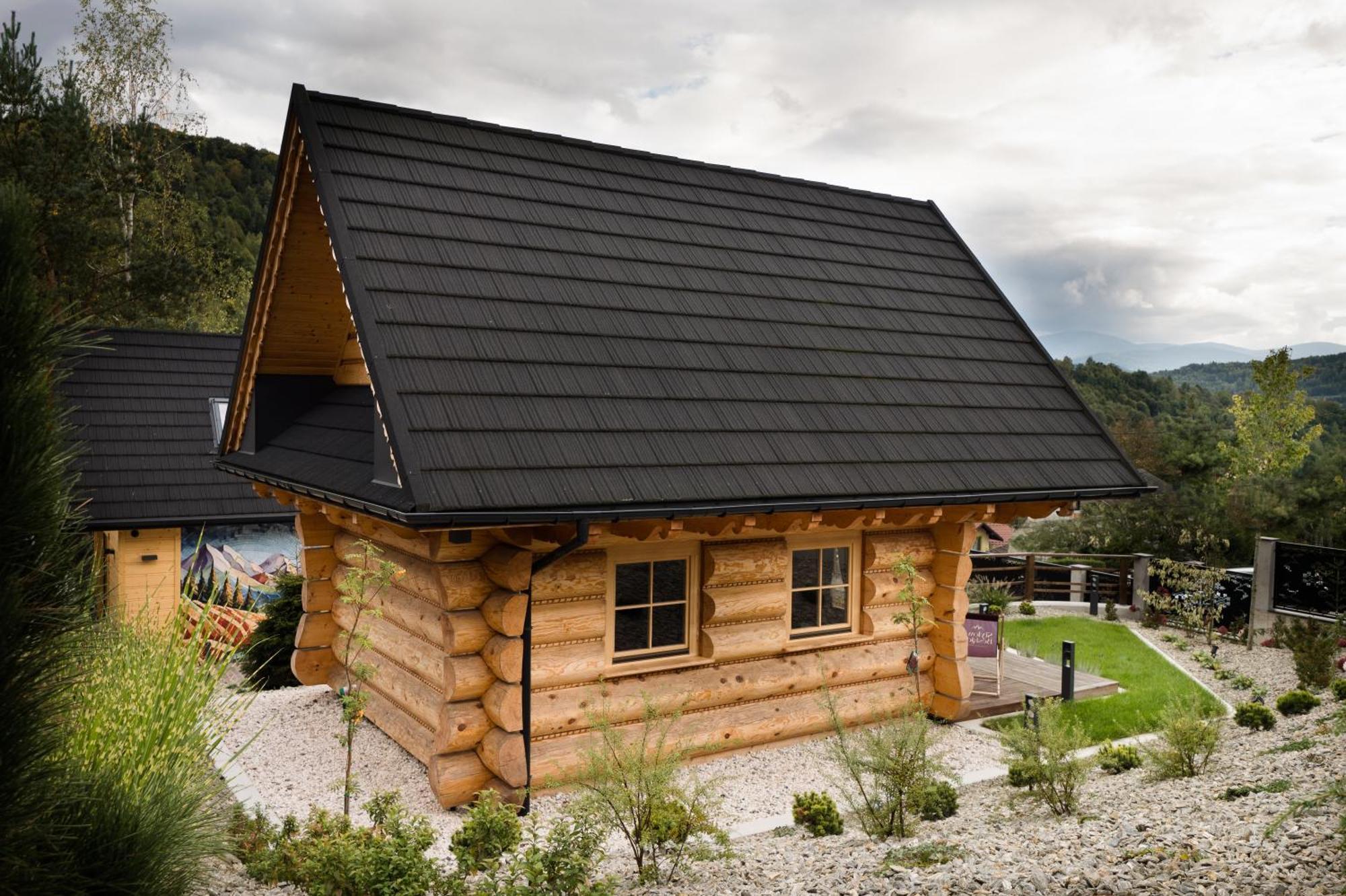 Ferienwohnung Stylowe Beskidy - Luksusowe Domki Z Saunami I Jacuzzi Mutne Exterior foto